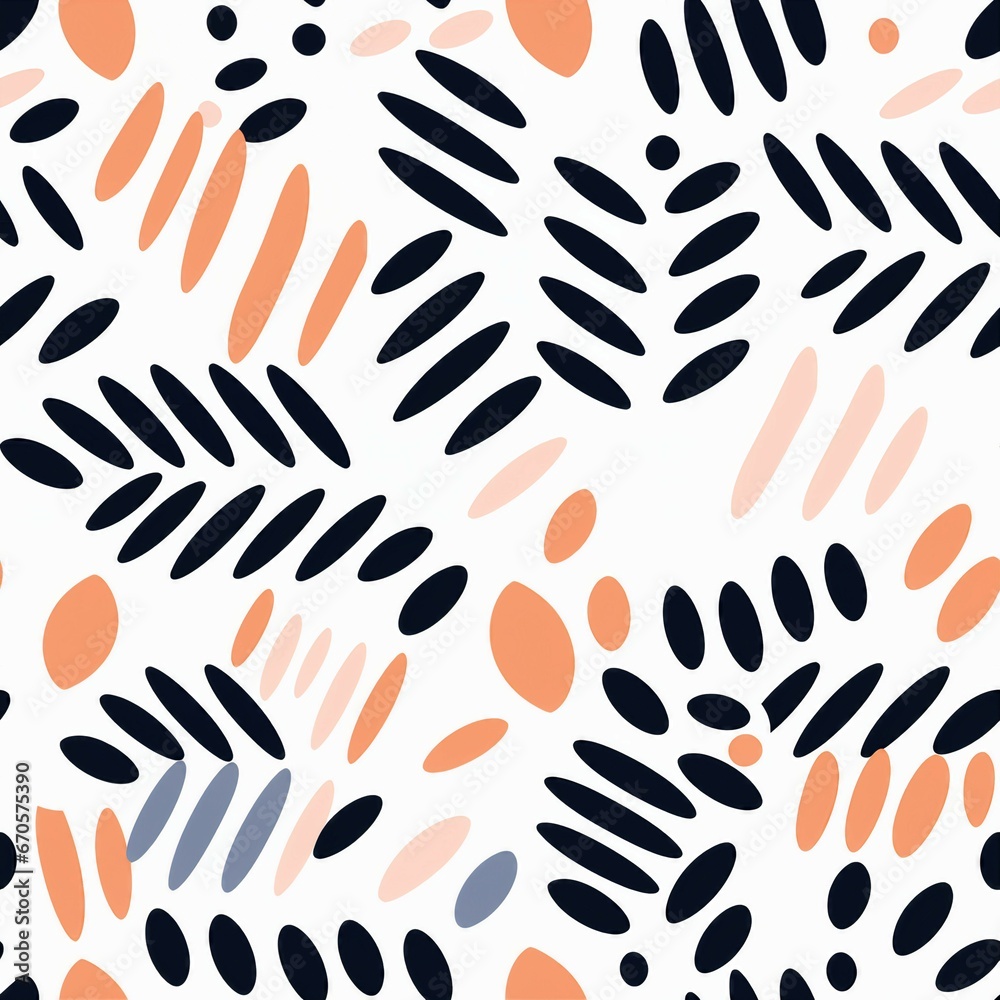 Aufkleber negative space minimalist pattern