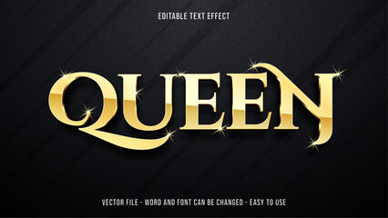 Editable luxury golden text effect, elegant text style
