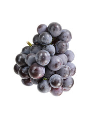 bunch of grapes on a white background