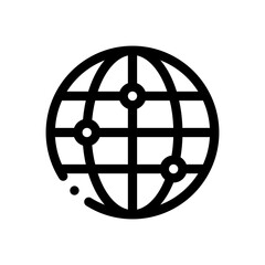 worldwide line icon