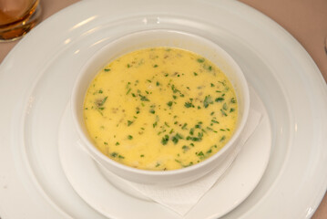  Tripe Soup, Ciorba de Burta  yellow soup