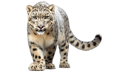 Snow Leopard Endangered Big Cat Transparent PNG