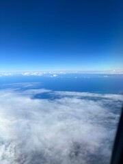 Obraz premium view from airplane window