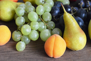 Collection of various fruits on the table