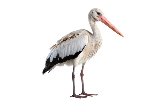 Majestic Stork Graceful Bird Species Transparent PNG
