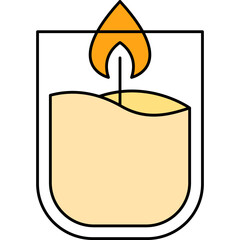 Spa Candle Icon
