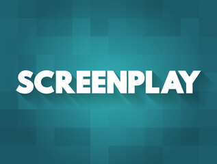 Screenplay - is a written work by screenwriters for a film, television show, or video game, text...
