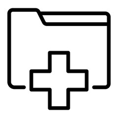 Fototapeta premium health line icon