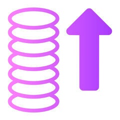 increase gradient icon