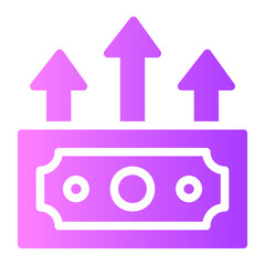 inflation gradient icon