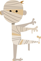 Mummy costume illustration