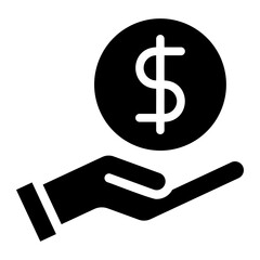 salary glyph icon