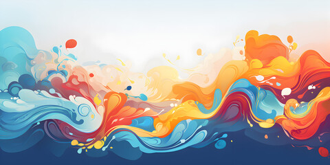 A colorful abstract art background