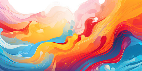 A colorful abstract art background - obrazy, fototapety, plakaty