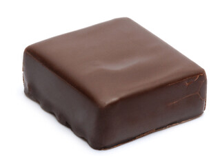 Chocolate candies Birds milk whole isolated on a white background