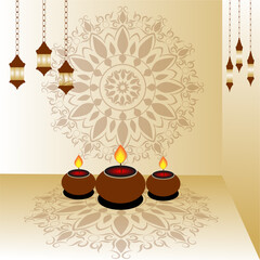 Happy Diwali Background Design
