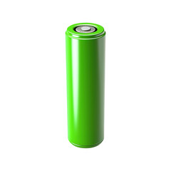 green battery isolated on transparent background Remove png, Clipping Path