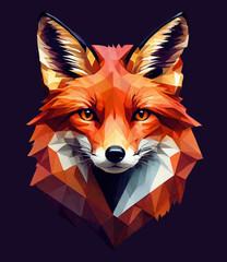 geometric red fox