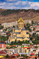 Sameba Church in the Town of Tiflis, Tbilisi, Georgia