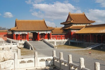 famous forbidden City in Beijing, China, Asia