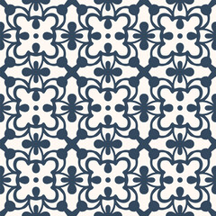 Black and white seamless  pattern.  Geometrical ornament with a.  Vector illustration