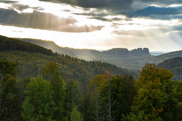 Abendstimmung in der Sächsischen Schweiz 4