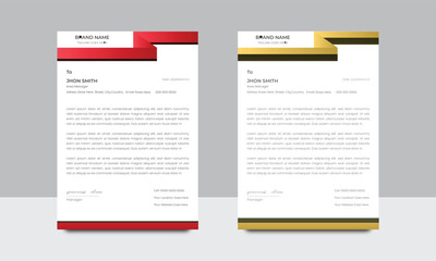 Latter Head Design, Creative Business Latter Head Design. Corporate company letterhead Design. modern business and corporate letterhead template.