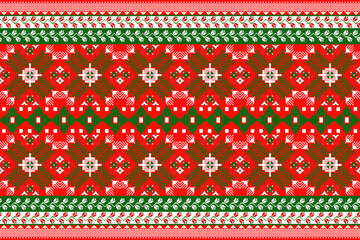 Traditional ethnic,geometric ethnic fabric pattern,seamless pattern for textiles,rugs,wallpaper,clothing,sarong,batik,wrap,embroidery,print,background,vector illustration. christmas,new year pattern.
