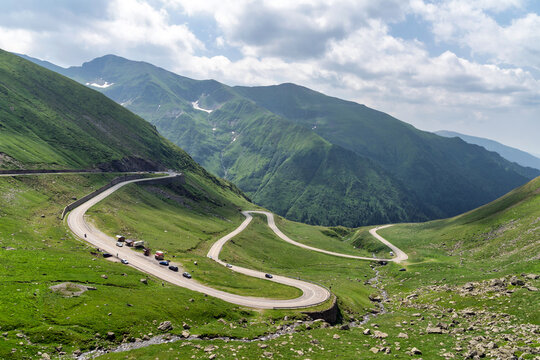 Transfagarasan Highway in Romania