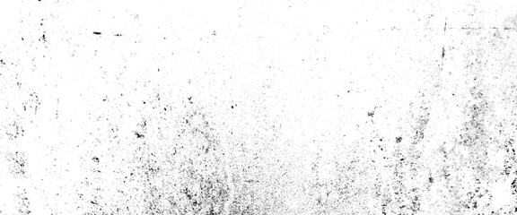 Vector distressed texture transparent background with black and white colors.