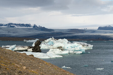 Jökulsárlón glacier lake in Iceland