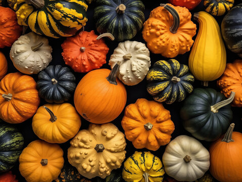 Pumpkins background