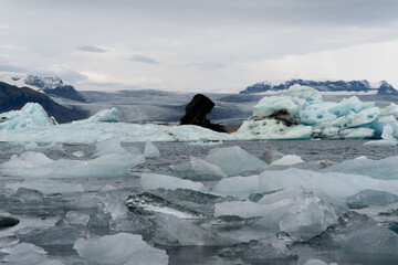 Jökulsárlón glacier lake in Iceland
