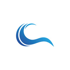 Water wave Logo vector and symbol Template