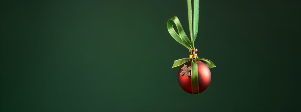 Christmas Ornament, beautiful antique with antique background. Christmas green background Christmas theme. Home for Christmas. AI Generated..
