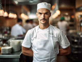 Chef Making Eye Contact: Restaurant Concept