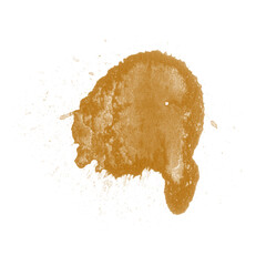 Coffee, chocolate, liquid stains isolated on a white background. Royalty high-quality free stock...