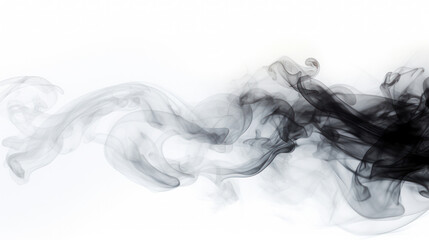 smoke isolated on white
