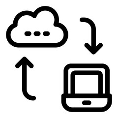 transfer data vector design icon . Svg