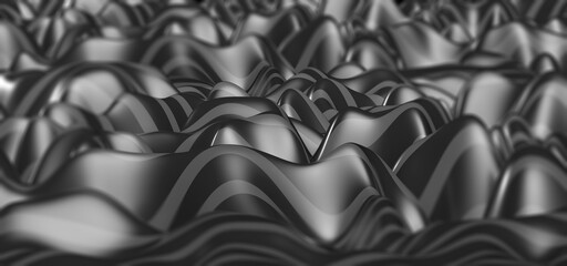 Abstract wavy line 3d background