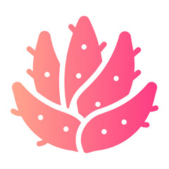 aloe vera gradient icon