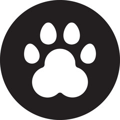 Fototapeta premium animal glyph icon