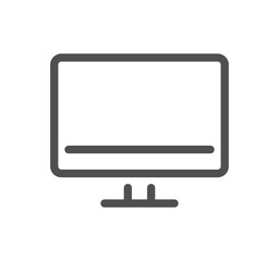 Social networks related icon outline and linear vector.	
