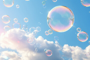 Light and Airy soap Bubbles Backdrop 