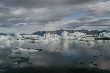 Jökulsárlón glacier lake in Iceland
