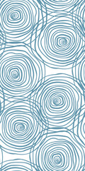circles botanical doodle Scandinavian contemporary seamless pattern design fabric printing monochrome stylish modern textured - 670628737