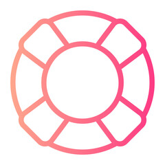 lifebuoy gradient icon