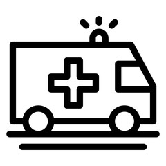 ambulance vector design icon .svg