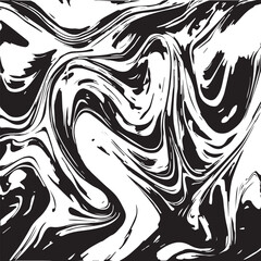 Marble abstract liquid background. Marbling artwork texture. Agate ripple pattern. Modern, Contemporary, 3d illustration black and white texture