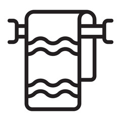 towel line icon